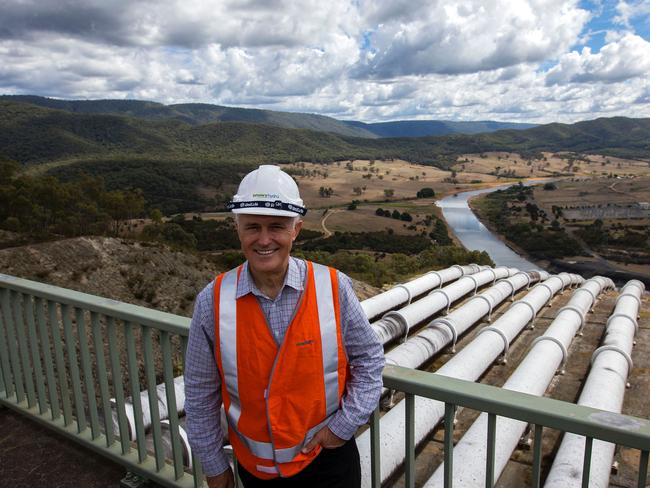 Malcolm Turnbull at Snowy Hydro 2.0. Picture: Official Photographer to Prime Minister Malcolm Turnbull