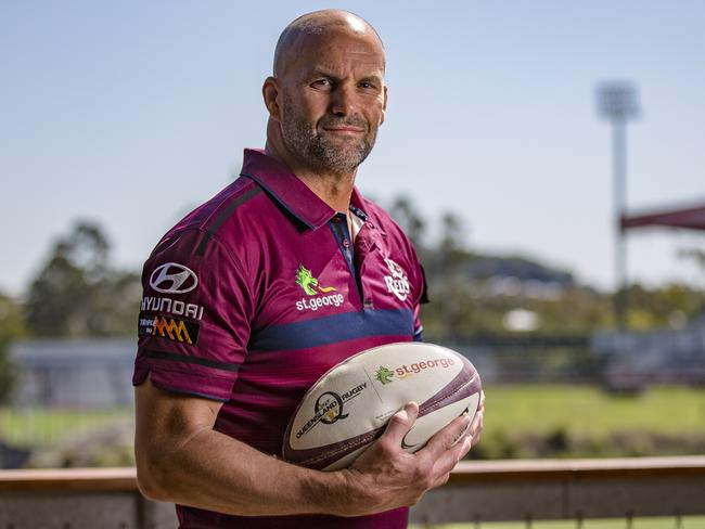 Reds defence coach Peter Ryan. Photo QRU Media, Brendan Hertel