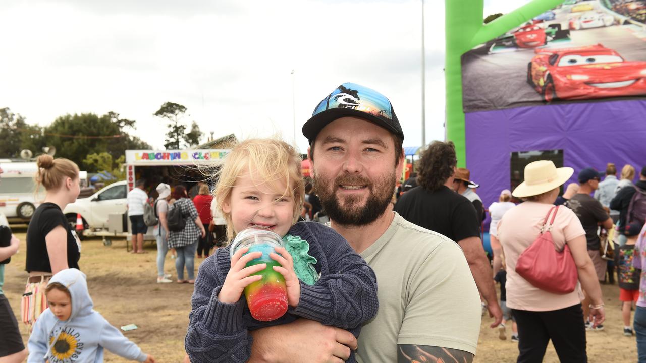 Kane Kline and Lottie Kline at the Bellarine Agriculture Show. Picture: David Smith