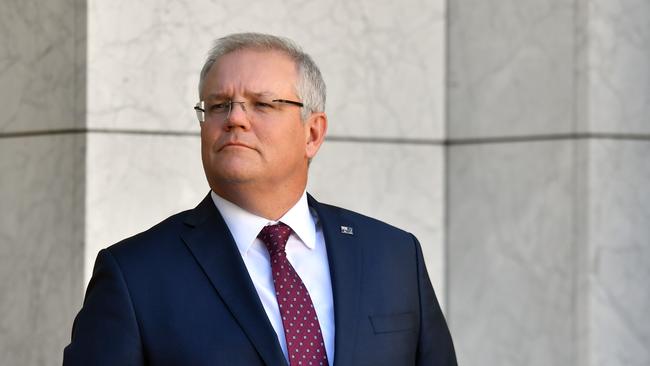 Prime Minister Scott Morrison says Australia won’t be intimidated by threats. Picture: AAP