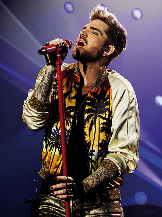 Adam Lambert is writing his first musical. Pic: Xavier Vila