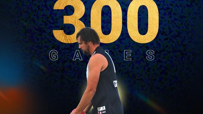 Loxton North legend Ryan Proud played game 300 this season. Picture: Loxton North Football Club