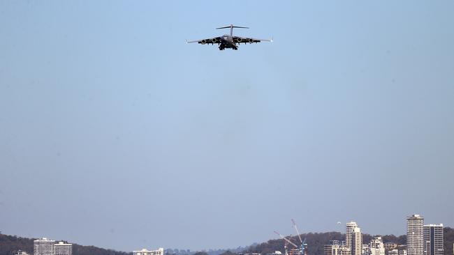 C-17 Globemaster III at day three of the Pacific Airshow, 20 August 2023. Picture: Richard Gosling