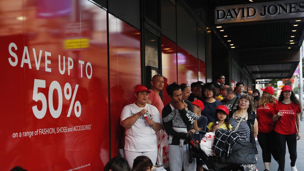 The once mighty department store has more than halved in value since 2014. Picture: Hanna Lassen/Getty Images