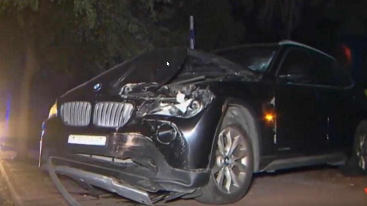 A man has been arrested after allegedly stealing a BMW at Prospect. Picture: 7 News