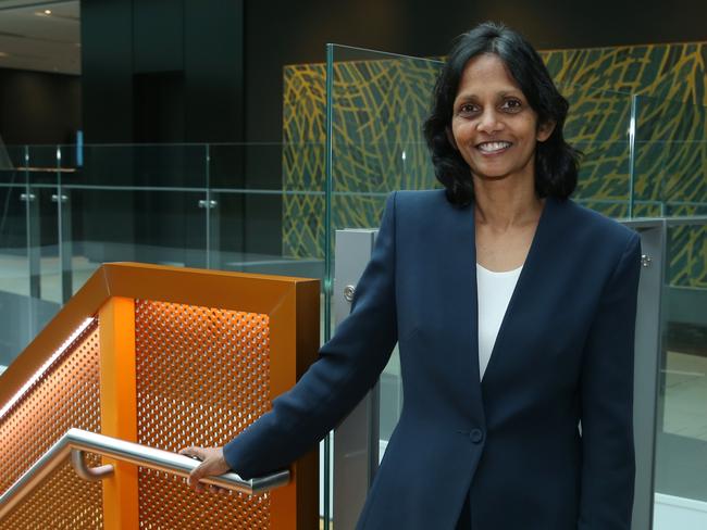 03/05/2019. Macquarie CEO  Shemara Wikramanayake, after making the companies annual profit announcement at their headquarters in Sydney. Britta Campion / The Australian