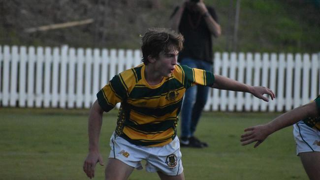 AIC First XV rugby between Marist College Ashgrove and St Patrickâ&#128;&#153;s College. Wednesday May 24, 2023. Picture, Nick Tucker.