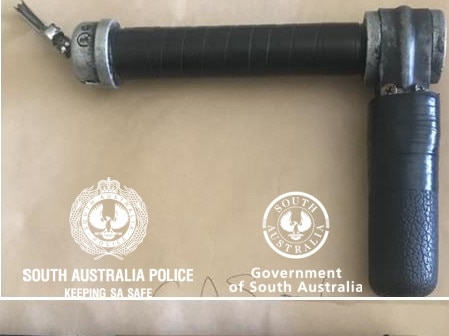 Man arrested for firearms offences at Seaton. Picture: SA Police