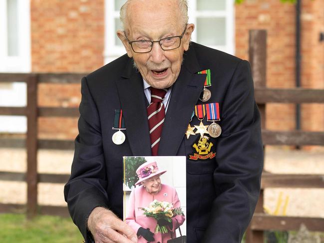 Captain Tom Moore. Picture: AFP/Emma Sohl