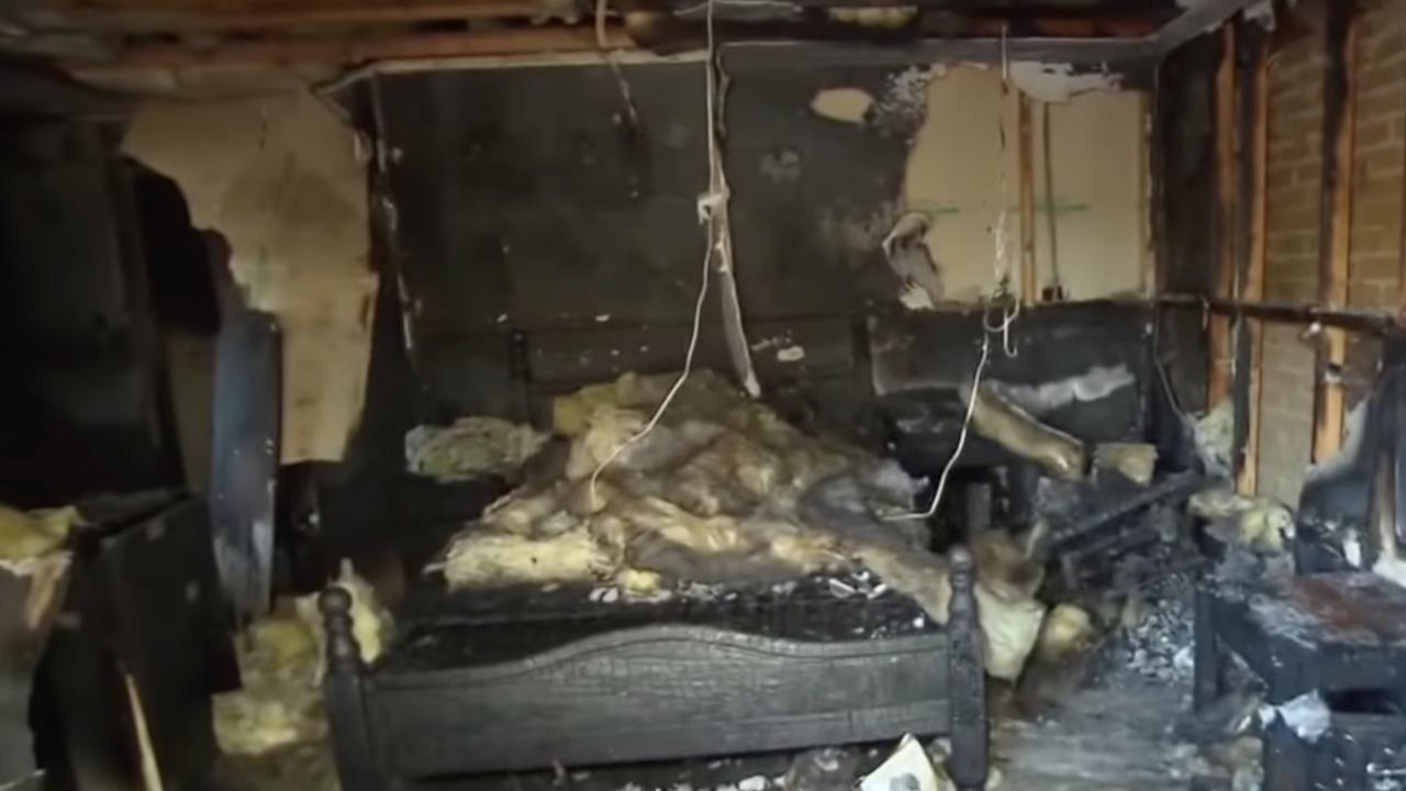 A faulty phone charger is believed to have sparked the fire. Picture: 7NEWS