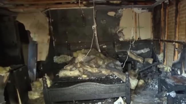 A faulty phone charger is believed to have sparked the fire. Picture: 7NEWS