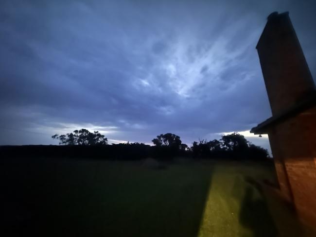 Thunderstorms at night. Picture: Caitlin Gapes, Port Fairy.