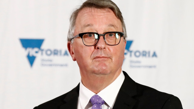 Victorian Minister for Health, Martin Foley announced the government support for public sector workers when getting vaccinated. Picture: Darrian Traynor/Getty Images