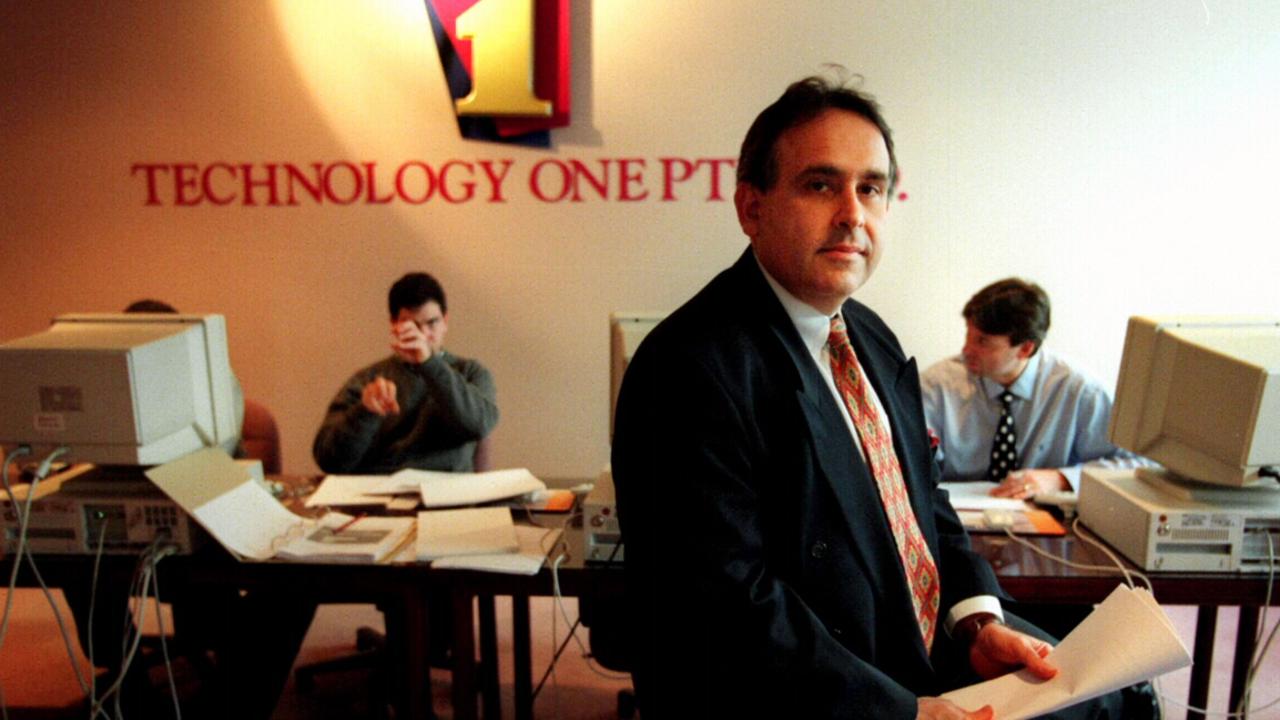 Adrian Di Marco at TechnologyOne in 1999. Picture: Russell Shakespeare.