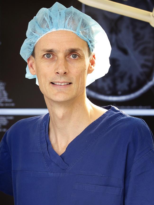 Royal Melbourne Hospital‘s Dr Andrew Evans. Picture: David Caird