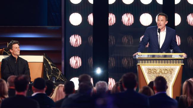 Ben Affleck was among the many stars who roasted Brady in the Netflix special. Picture: Matt Winkelmeyer/Getty Images