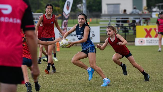 Leah Westcott at the 2023 National Combined Touch Championships in Darwin. Picture: Pema Tamang Pakhrin