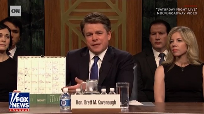 Matt Damon plays Brett Kavanaugh on SNL (FOX News)