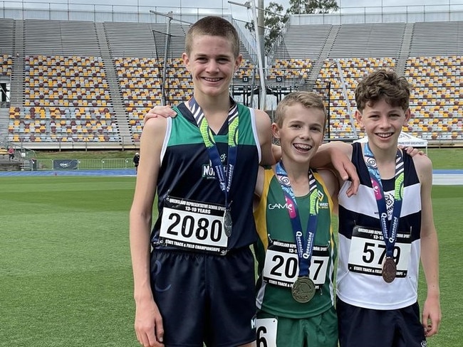 Ben Hooper, left, Benjamin Schinard and Oliver Jobbins.