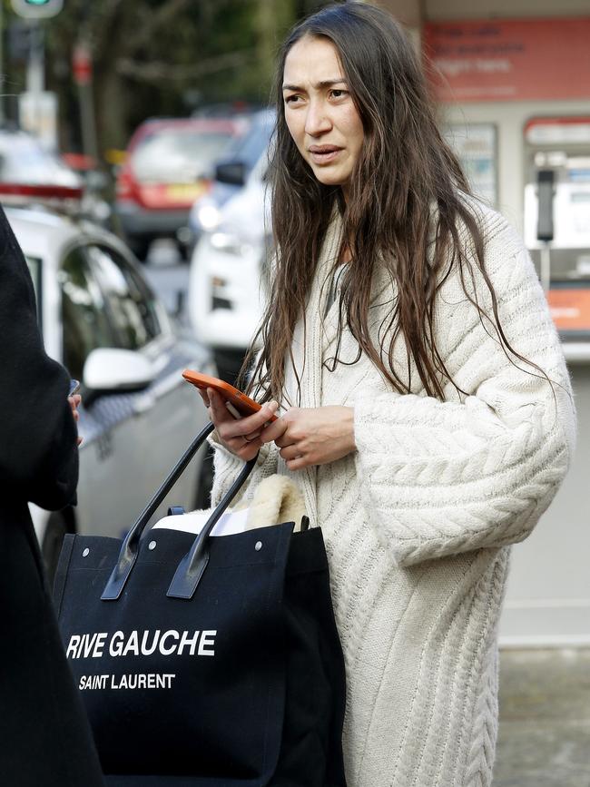 Estelita Huijer at court on Thursday. Picture: John Appleyard