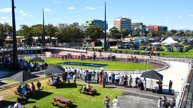 MELBOURNE, AUSTRALIA - MARCH 16: General view of the new mounting yard during The All-Star Mile Race Day at Caulfield Racecourse on March 16, 2024 in Melbourne, Australia. (Photo by Vince Caligiuri/Getty Images)