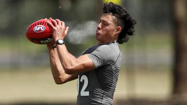 NGA prospect Connor Downie is a perfect fit at the Hawks. Picture: Dylan Burns/AFL Photos.