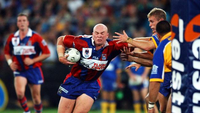 Ben Kennedy steamrolled the Eels in a brutal first half. Picture: AAP