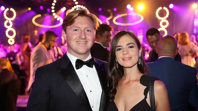 Troy Vandermeer and Jessica Vandermeer at the Gold Coast Business Excellence Awards Gala 2023 at The Star Gold Coast. Picture: Portia Large