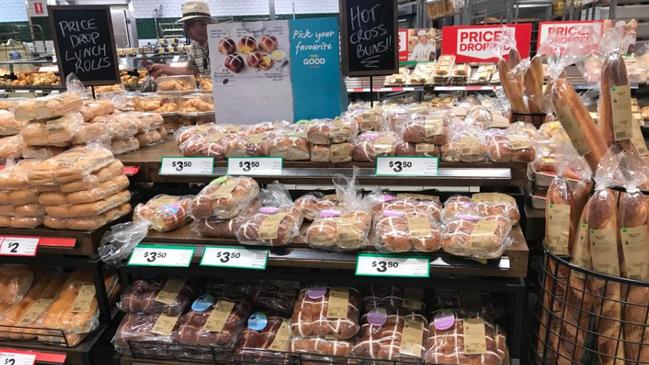 These days we’re spoiled for choice when it comes to hot cross buns. Picture: Emily Halloran