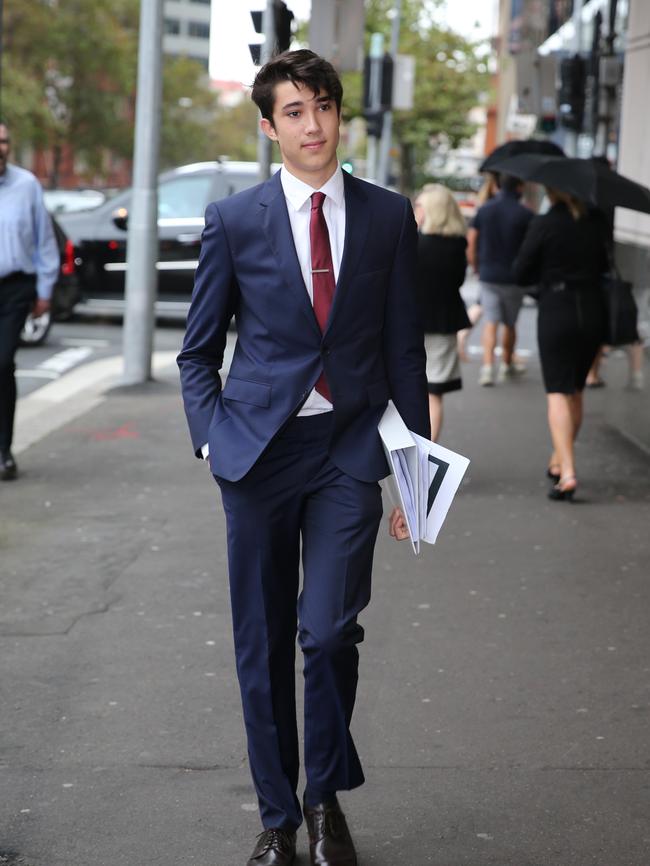 Jarrod Morton-Hoffman gave evidence at the inquest today.