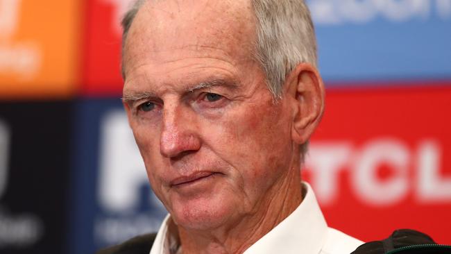 Wayne Bennett has banned Jai Arrow from riding his motorbike before the grand final. Picture: Chris Hyde/Getty Images