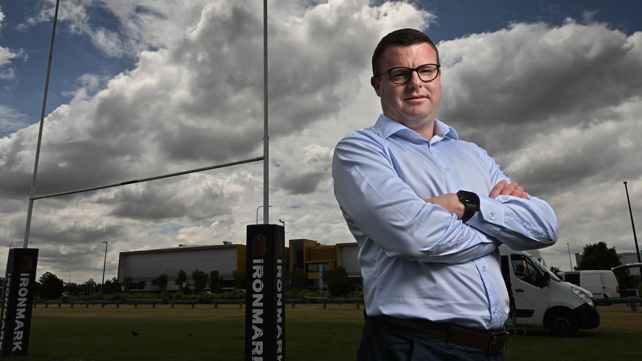 Rabbitohs chief executive Blake Solly. Picture: Lyndon Mechielsen/The Australian