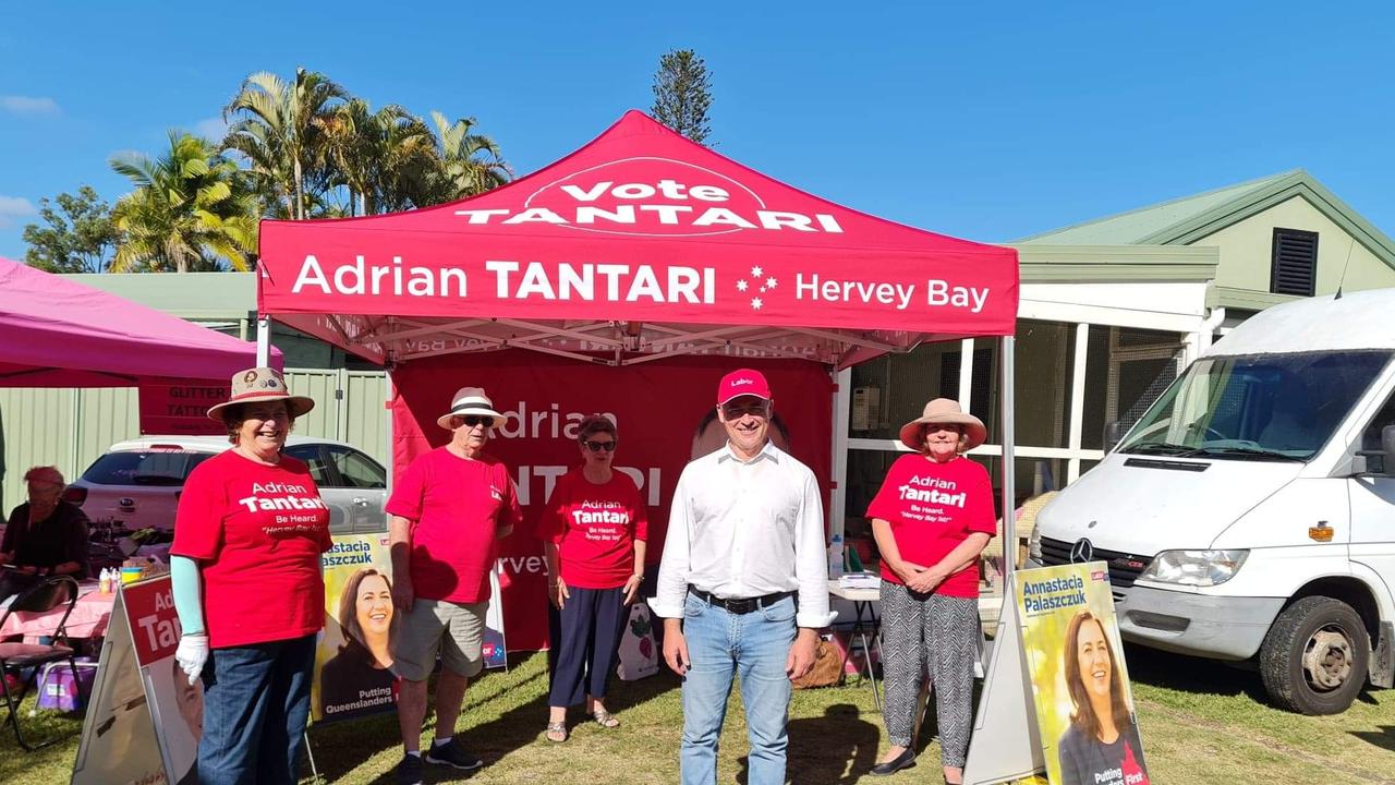 Adrian with his team campaigning in October 2020