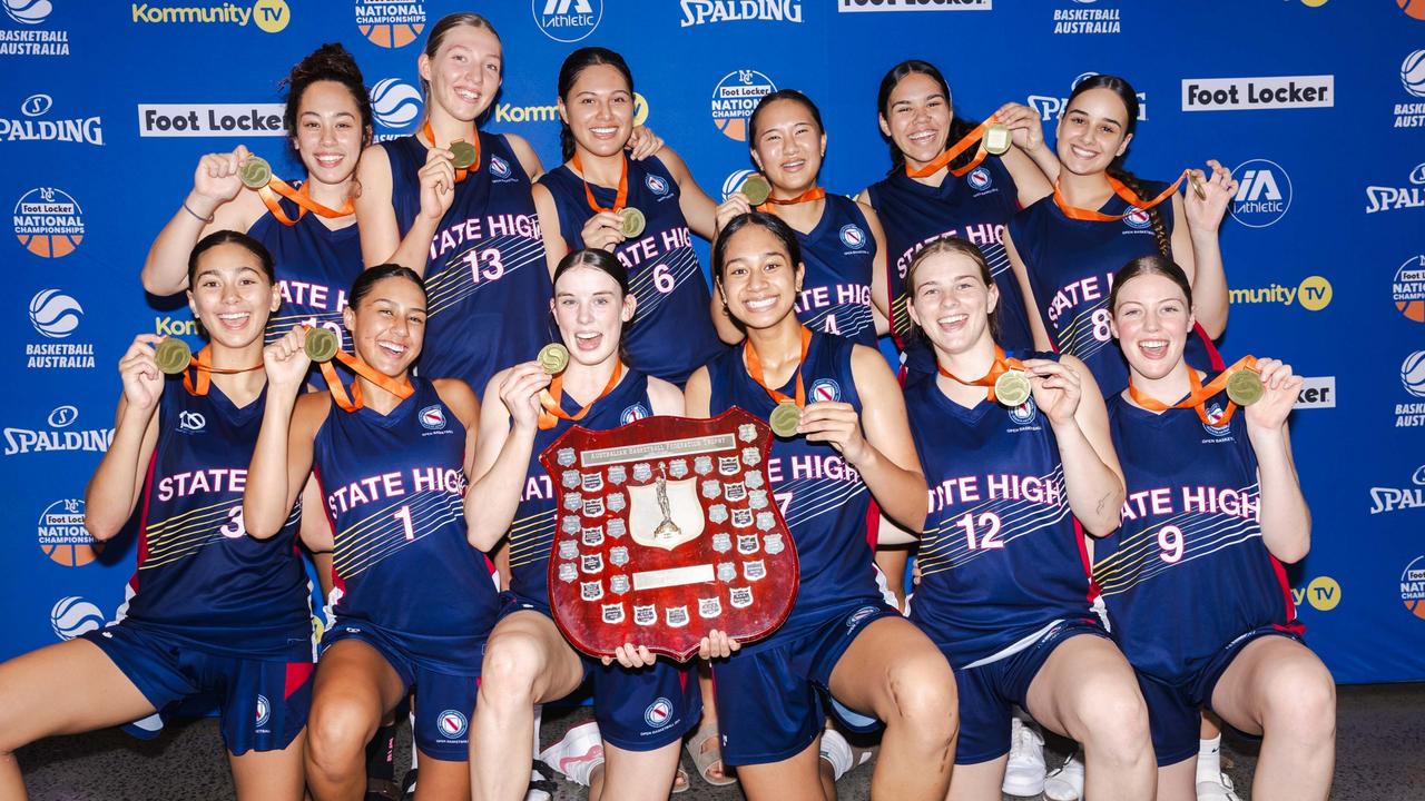 Girls schools champions Brisbane State High.