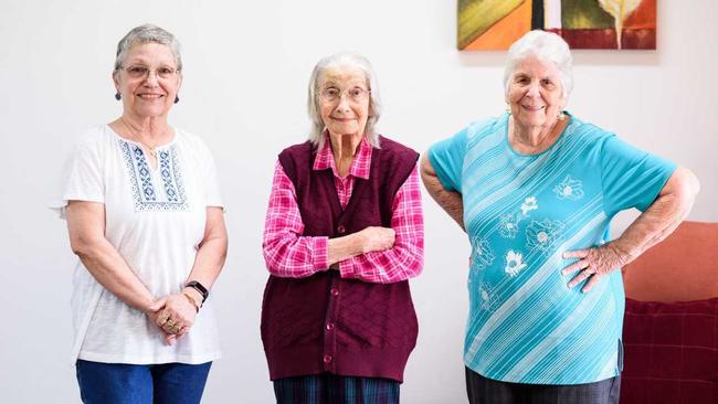 Argyle Gardens is home for one family, Diane, Betty and Joan. . Picture: PAUL BEUTEL