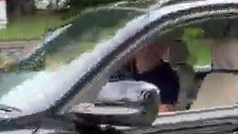 A Brisbane resident has captured the moment of a shocking road rage incident in Auchenflower. Picture: TikTok