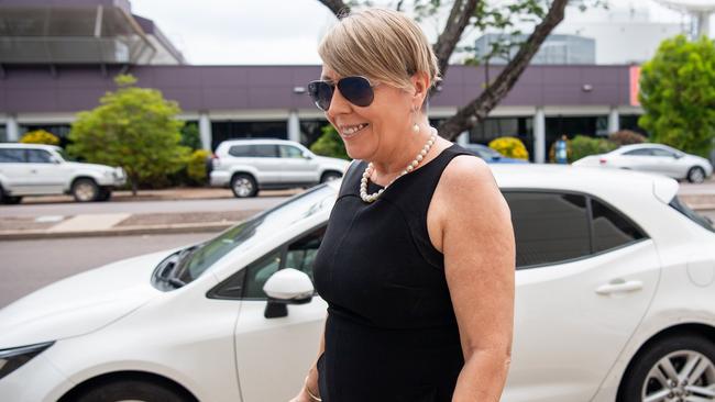 Suzi Milgate appeared in the NT Civil and Administrative Tribunal on Friday seeking to stop a decision by the Licencing Board of the Northern Territory to cancel her real estate licence. Picture: Pema Tamang Pakhrin