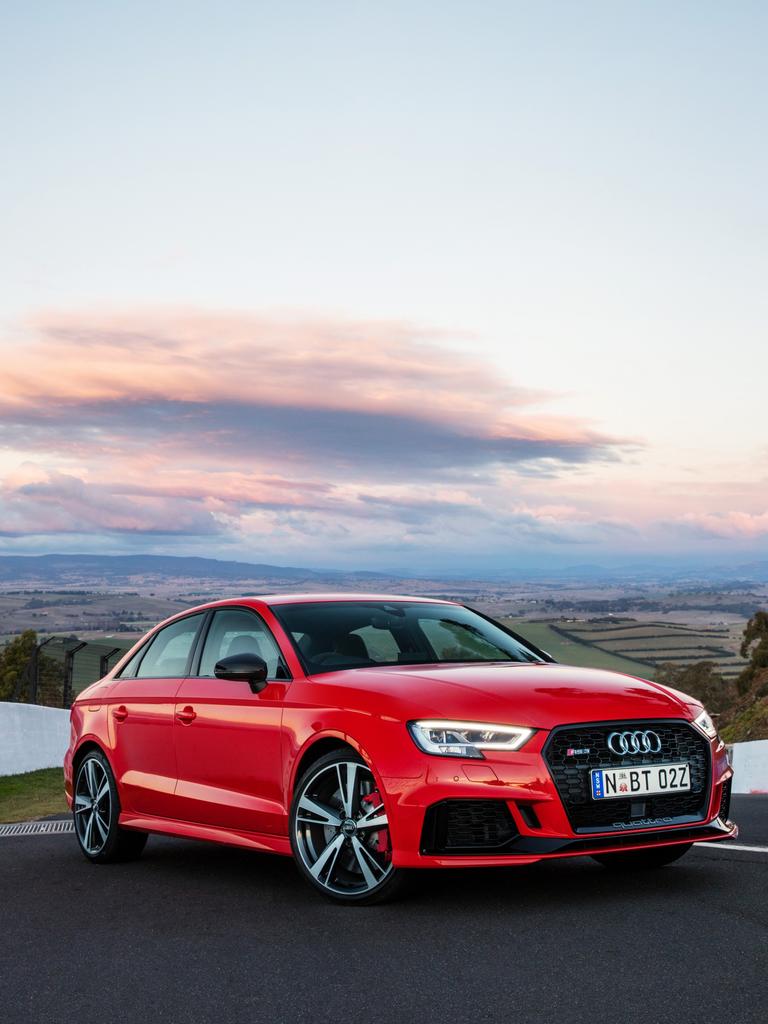 2017 Audi RS3 sedan.