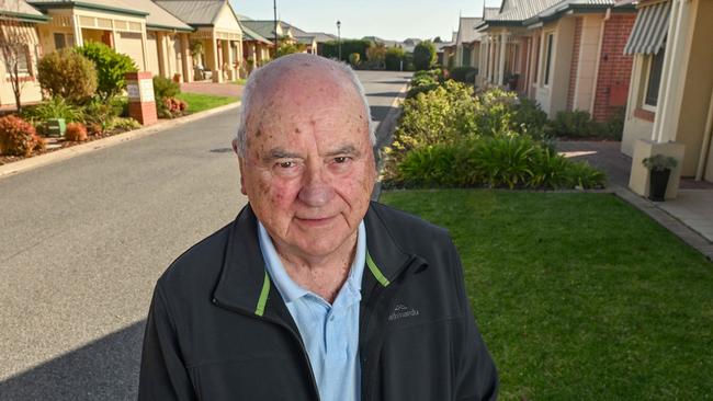 President of the South Australian Retirement Village Residents Association Roger Adamson. Picture: Brenton Edwards