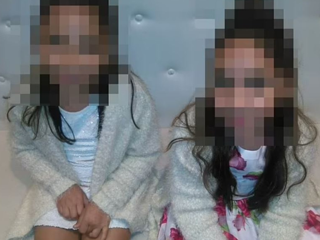 The two young girls were ‘shaken’. Picture: Supplied