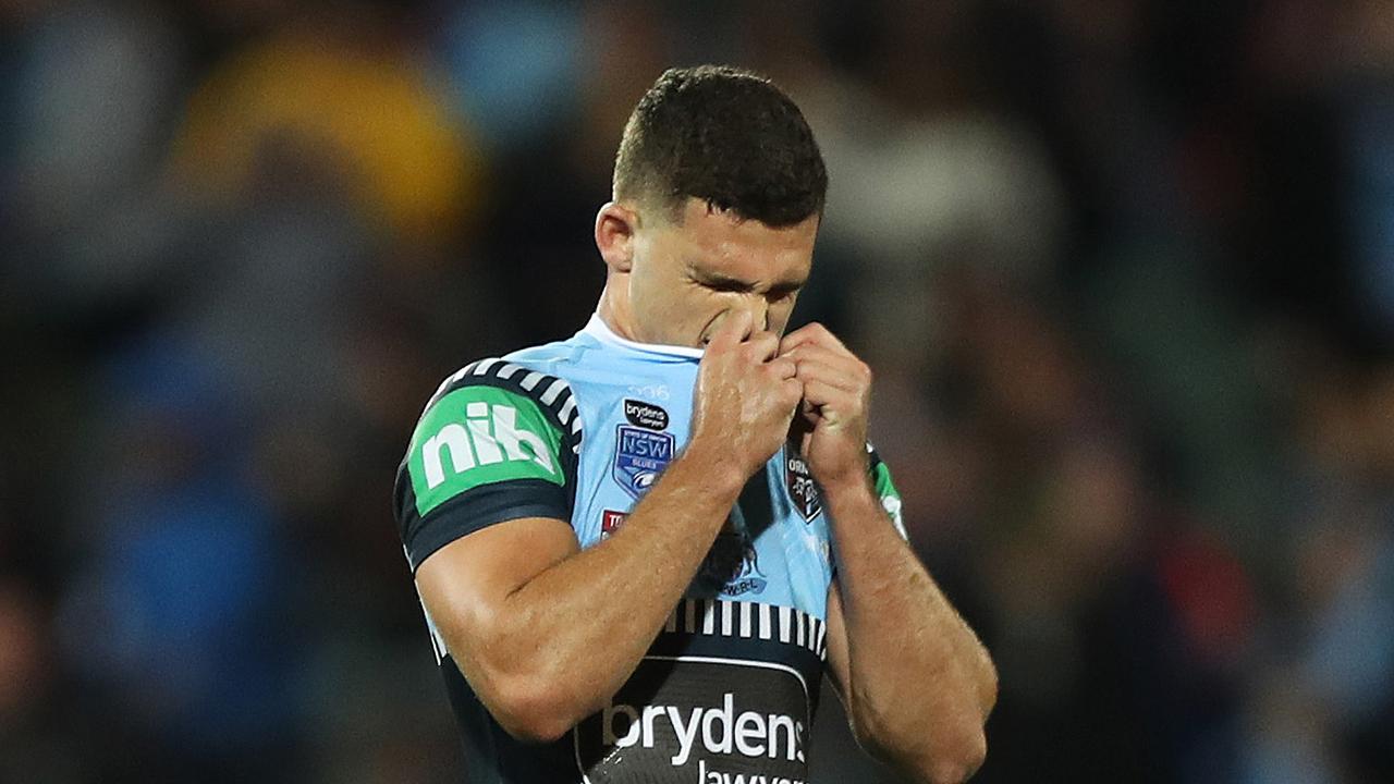 Nathan Cleary looks on