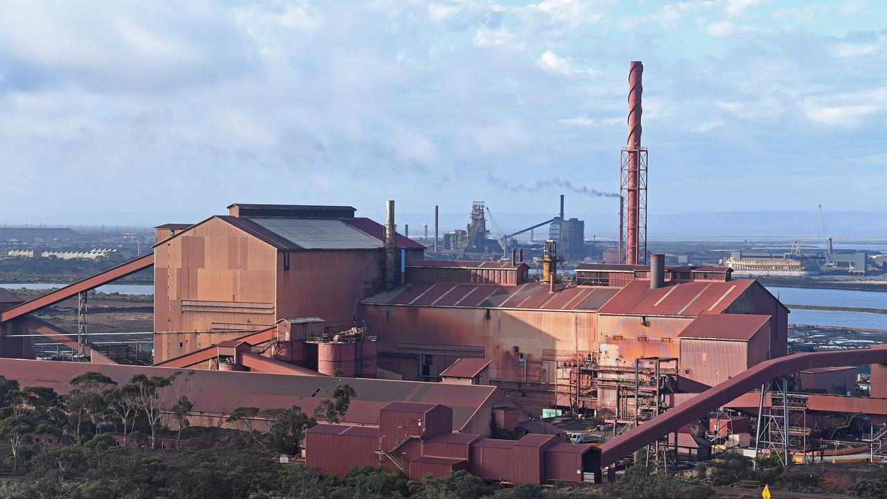 The Whyalla steel works from Hummock Hill. Picture: Tom Huntley