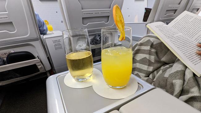 You should never throw your partner under the bus in public. Unless they once wiped their feet on the complementary hot towel in business class. Speaking of which... I'm airing out my dirty laundry. Here are the revealing truths you learn about your relationship - and the etiquette rules you must follow - if you travel at the Pointy End of the plane with your partner. Be warned: turbulence ahead. 