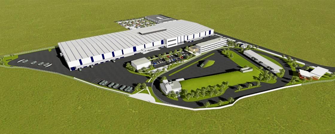 Concept images of Rheinmetall's Military Vehicle Centre of Excellence at the Redbank Motorway Estate where it will construct the Boxer Combat Reconnaissance Vehicles in the Land 400 program. Picture: Contributed