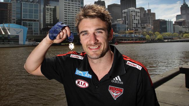 Where is Jobe Watson’s Brownlow Medal. Picture: Michael Klein