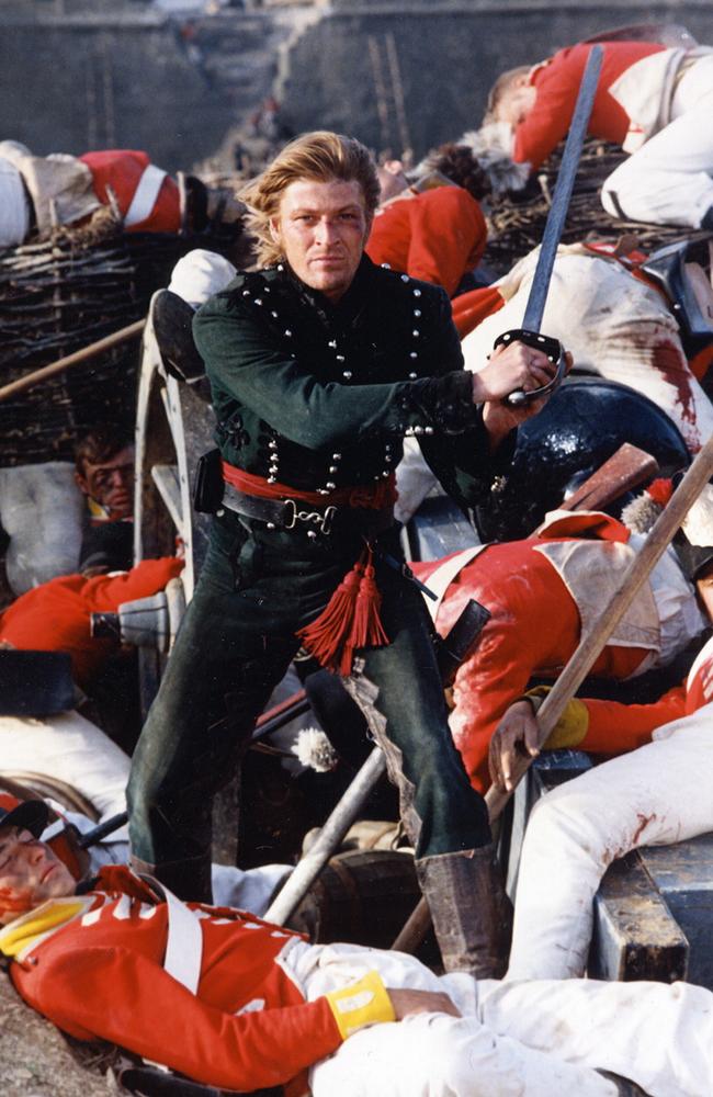 Back for the attack … Richard Sharpe as portrayed by Sean Bean. Readers love him, as does his creator, so Cornwell is plotting a return of the rogue Rifleman.