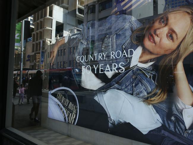 10/10/2024. Country Road flagship stores is Sydney's CBD. Britta Campion / The Australian