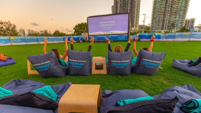 American Express Openair Cinema on the Gold Coast. 