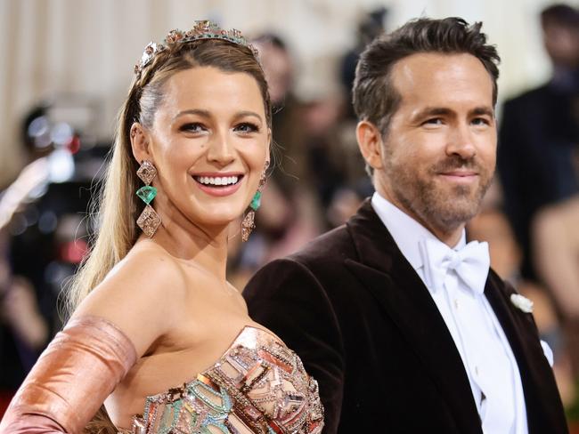 NEW YORK, NEW YORK - MAY 02: (L-R) Blake Lively and Ryan Reynolds attend The 2022 Met Gala Celebrating "In America: An Anthology of Fashion" at The Metropolitan Museum of Art on May 02, 2022 in New York City. (Photo by Jamie McCarthy/Getty Images)