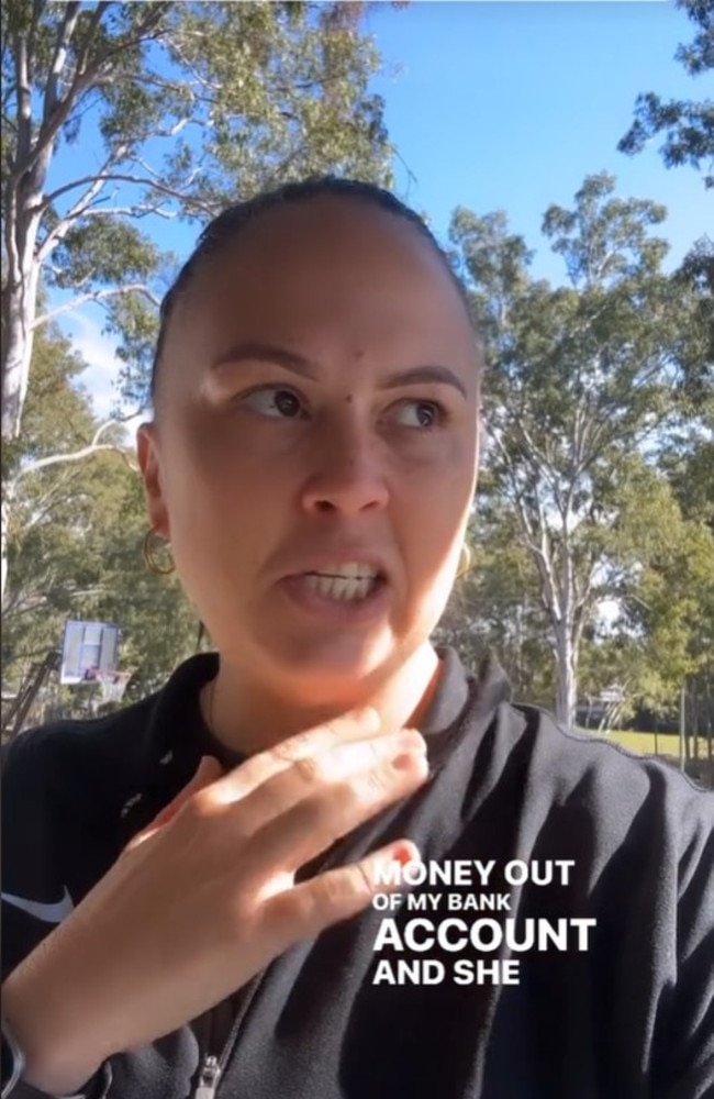 Taryn Compton, a bank customer in Queensland was told by a teller that the branch had no cash available, indicating a move towards a cashless society in Australia.. Picture: Supplied